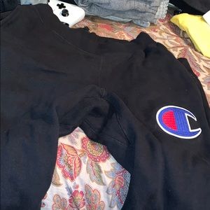 black champion sweats
